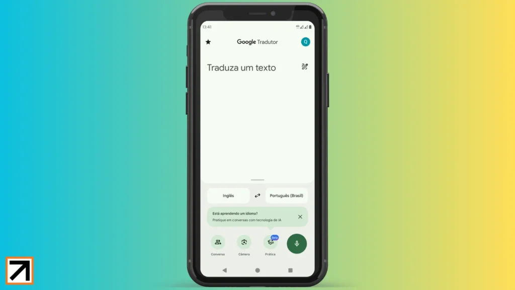 imagem de como usar o google tradutor para traduzir conversas em tempo real
